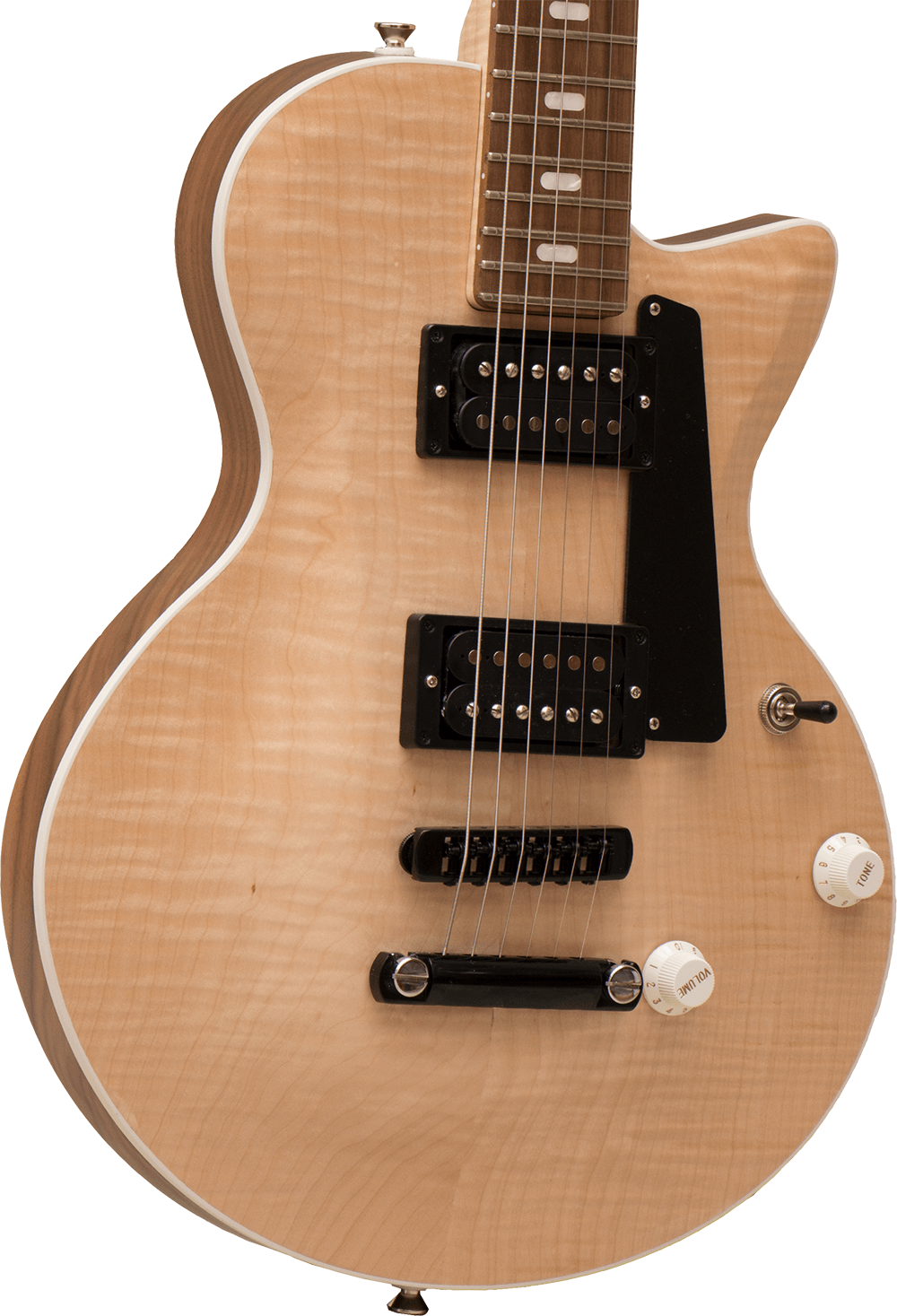 Flamed maple Decke